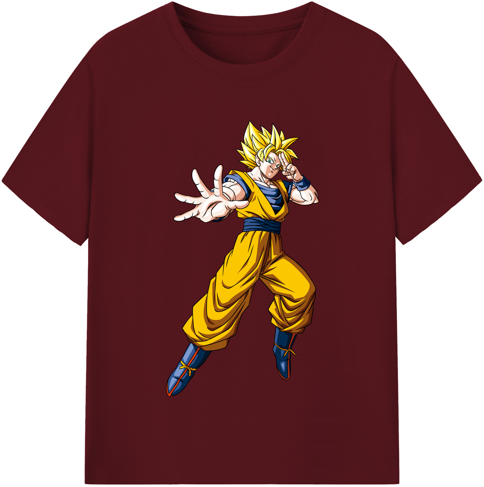 （画像用） ドラゴンボール 孫悟空（そん ごくう）Son Goku カカロット DRAGON BALL Kakarotto 綿100％半袖Tシャツ（フロントプリント）